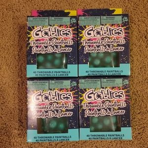 Goblies Throwable Paintballs - Teal - 4 boxes
